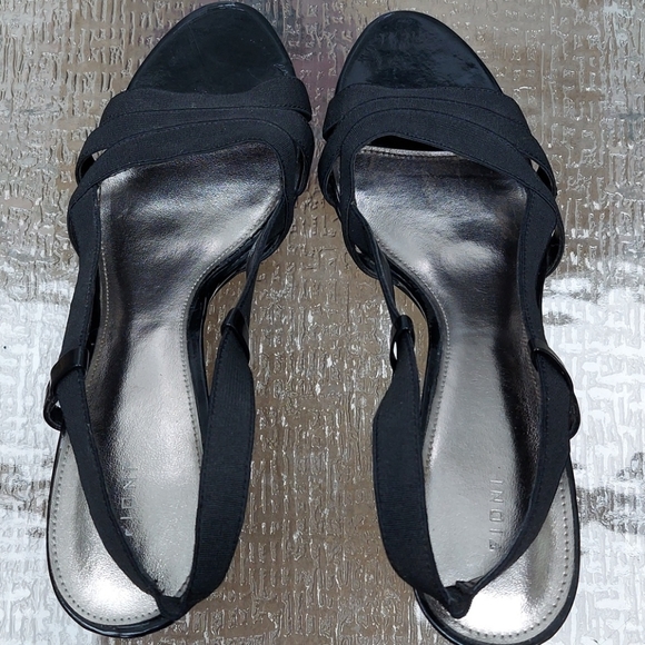 Fioni Black Dress sandals, 9.5 sz, - Picture 4 of 5